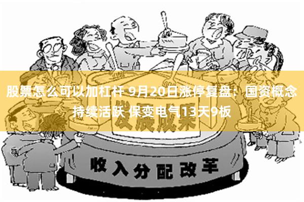股票怎么可以加杠杆 9月20日涨停复盘：国资概念持续活跃 保变电气13天9板