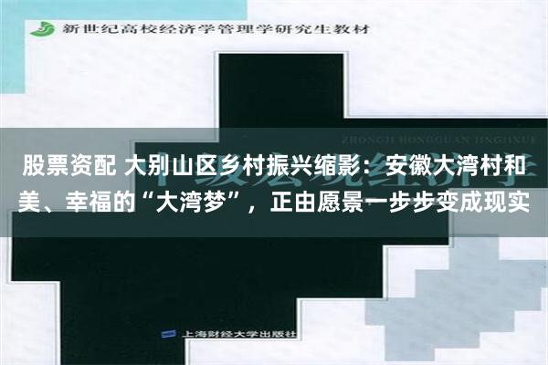 股票资配 大别山区乡村振兴缩影：安徽大湾村和美、幸福的“大湾梦”，正由愿景一步步变成现实