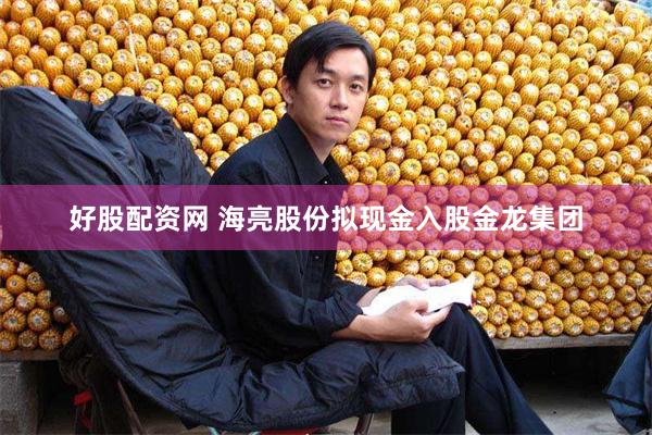 好股配资网 海亮股份拟现金入股金龙集团