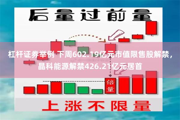 杠杆证券举例 下周602.19亿元市值限售股解禁，晶科能源解禁426.21亿元居首