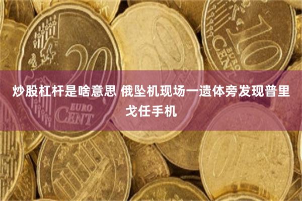 炒股杠杆是啥意思 俄坠机现场一遗体旁发现普里戈任手机