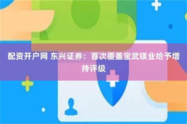 配资开户网 东兴证券：首次覆盖宝武镁业给予增持评级