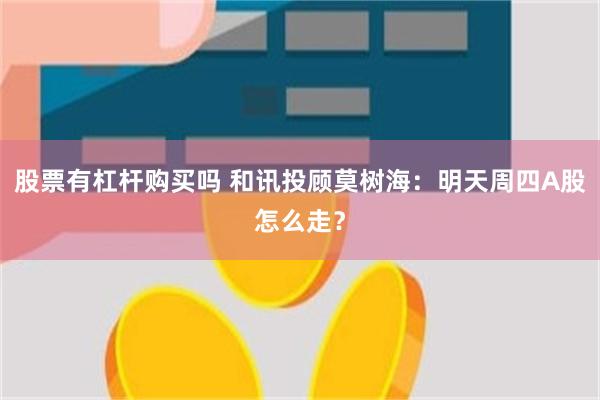 股票有杠杆购买吗 和讯投顾莫树海：明天周四A股怎么走？