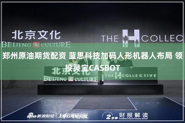 郑州原油期货配资 蓝思科技加码人形机器人布局 领投灵宝CASBOT