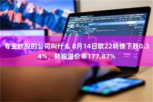 专业炒股的公司叫什么 8月14日欧22转债下跌0.34%，转股溢价率177.87%