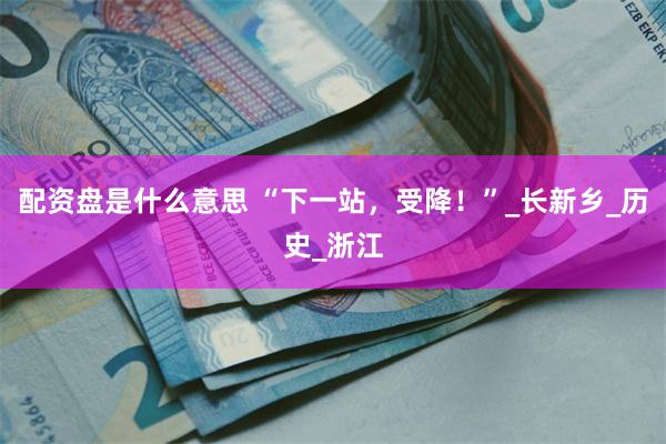 配资盘是什么意思 “下一站，受降！”_长新乡_历史_浙江